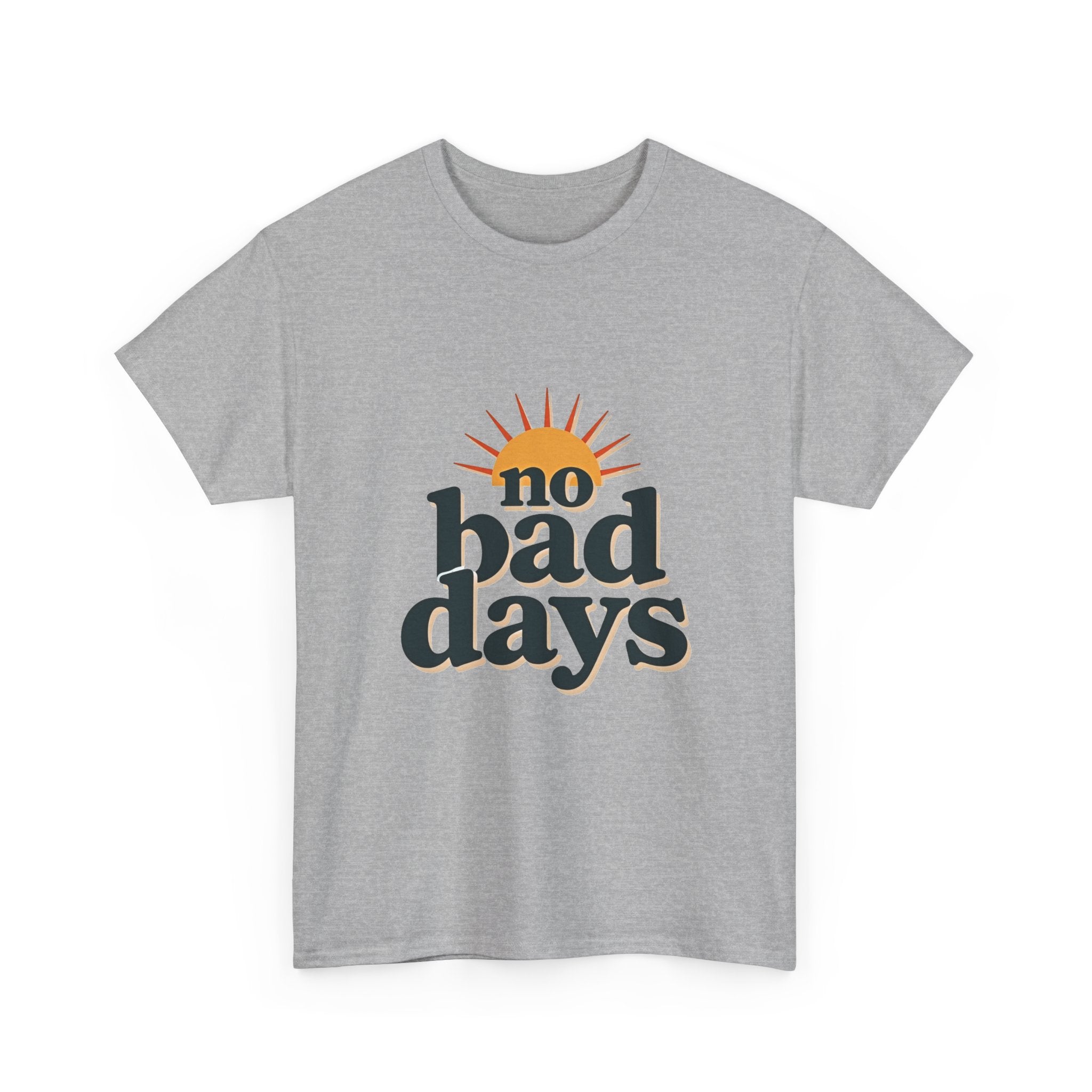 'no bad days'  Vintage Sunrise Positive Vibe T-Shirt