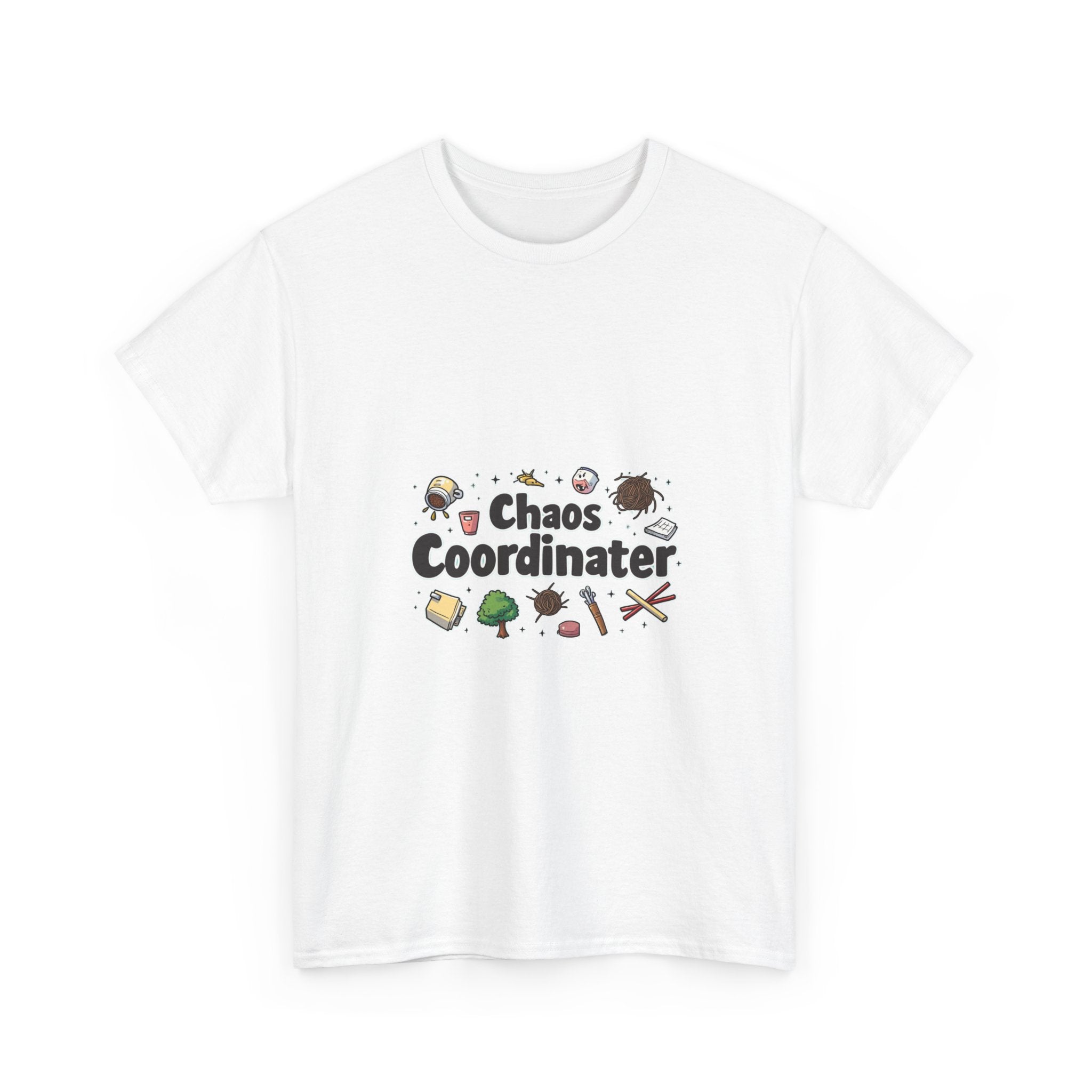 'Chaos Coordinater' Funny RPG Dice & Adventure Icons T-Shirt