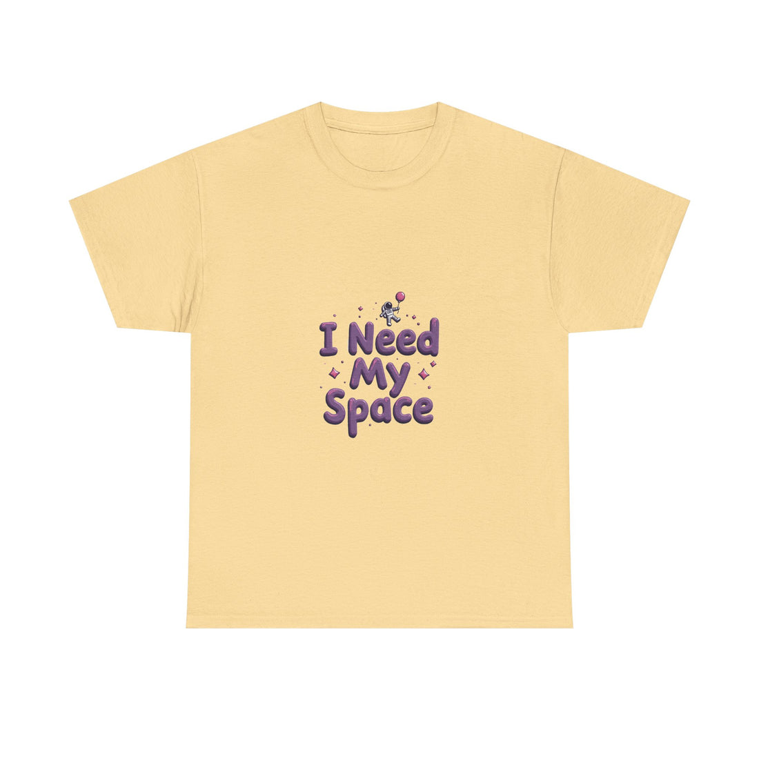 'I Need My Space' Cute Retro Space Graphic T-Shirt