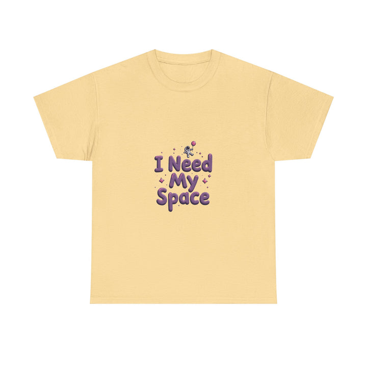 'I Need My Space' Cute Retro Space Graphic T-Shirt