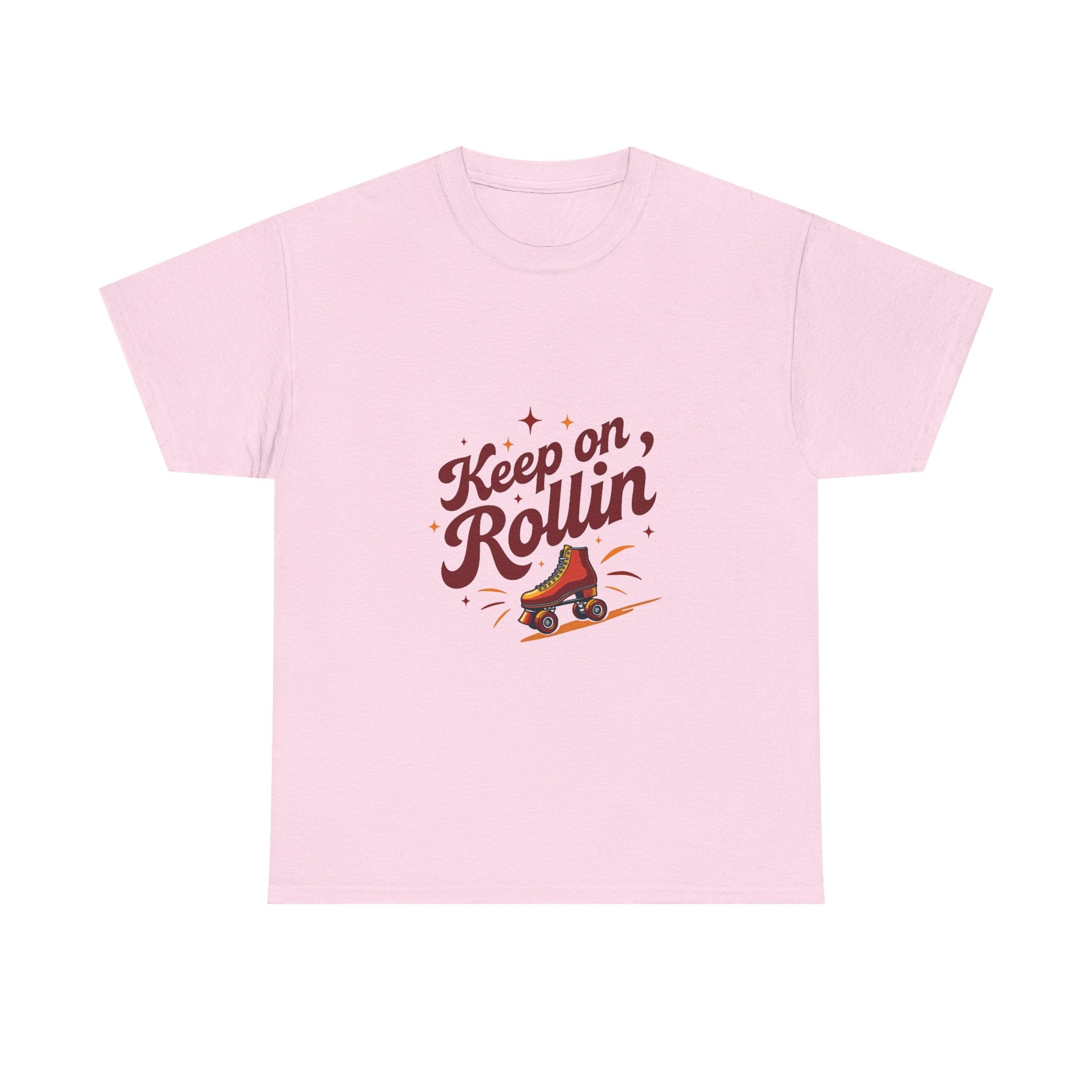 'Keep on Rollin' Tee Retro Roller Skate Graphic T-Shirt