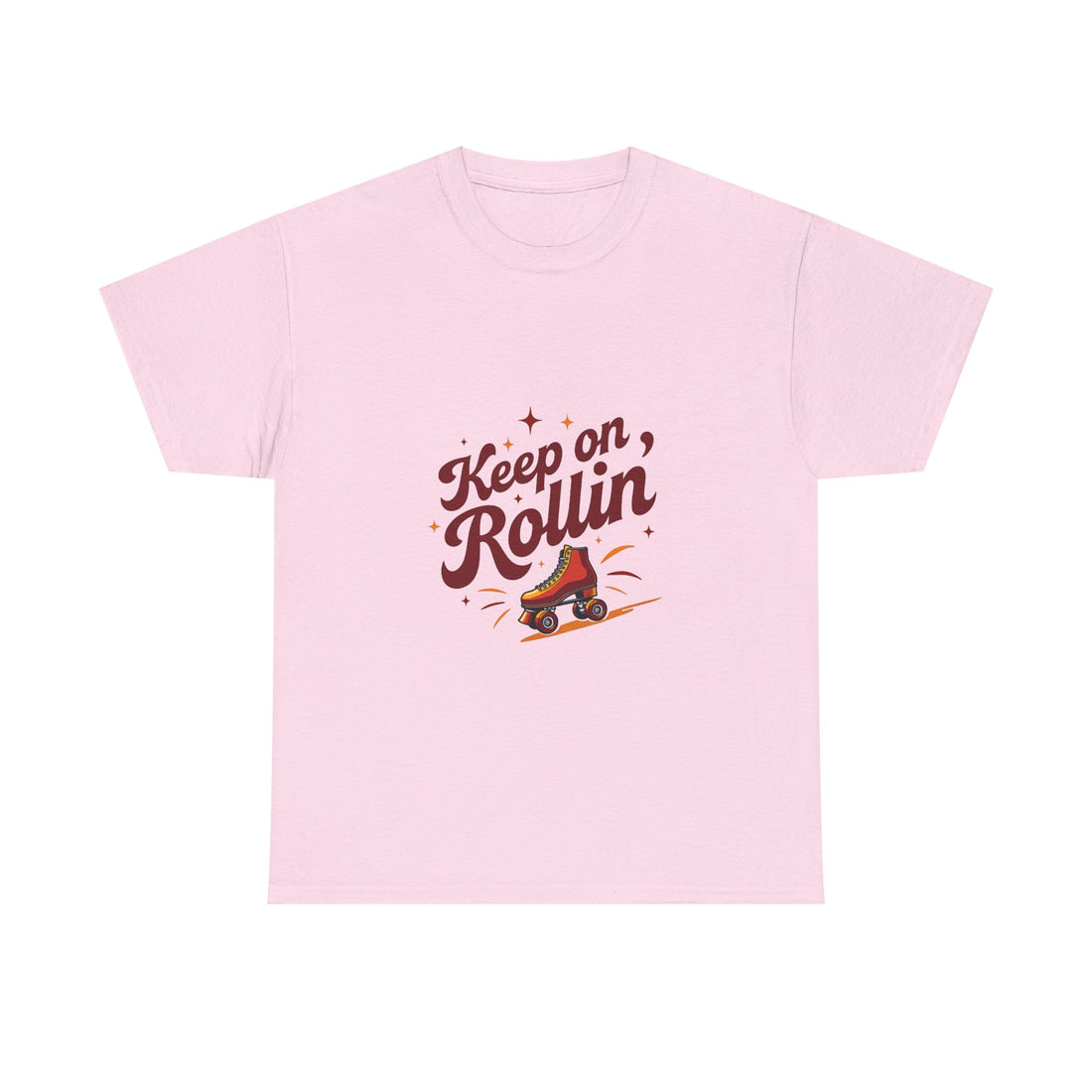 'Keep on Rollin' Tee Retro Roller Skate Graphic T-Shirt