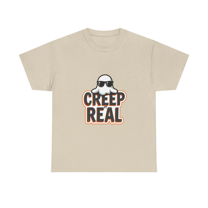 'Creep Real' Halloween Ghost Graphic T-Shirt
