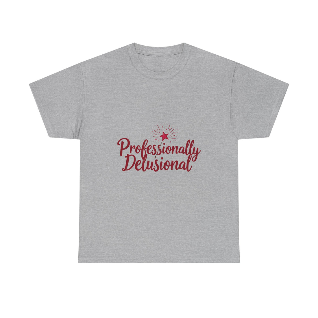"Professionally Delusional" Script Graphic T-Shirt