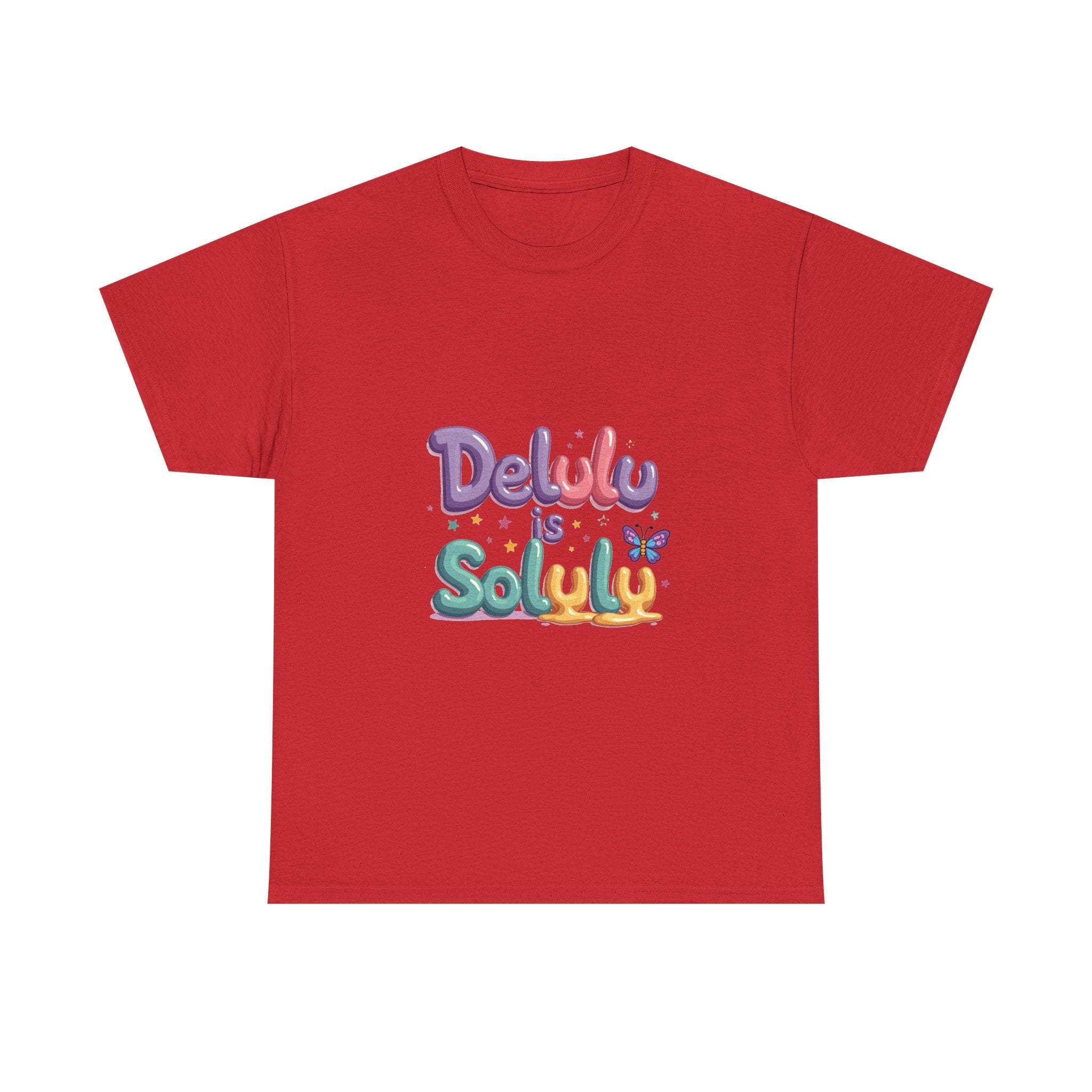 'Delulu Is Solulu' Cute Graphic T-Shirt
