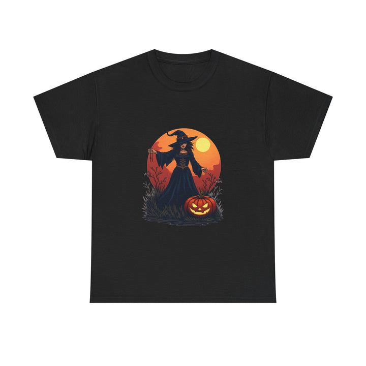 Witch & Jack-O'-Lantern Halloween T-Shirt