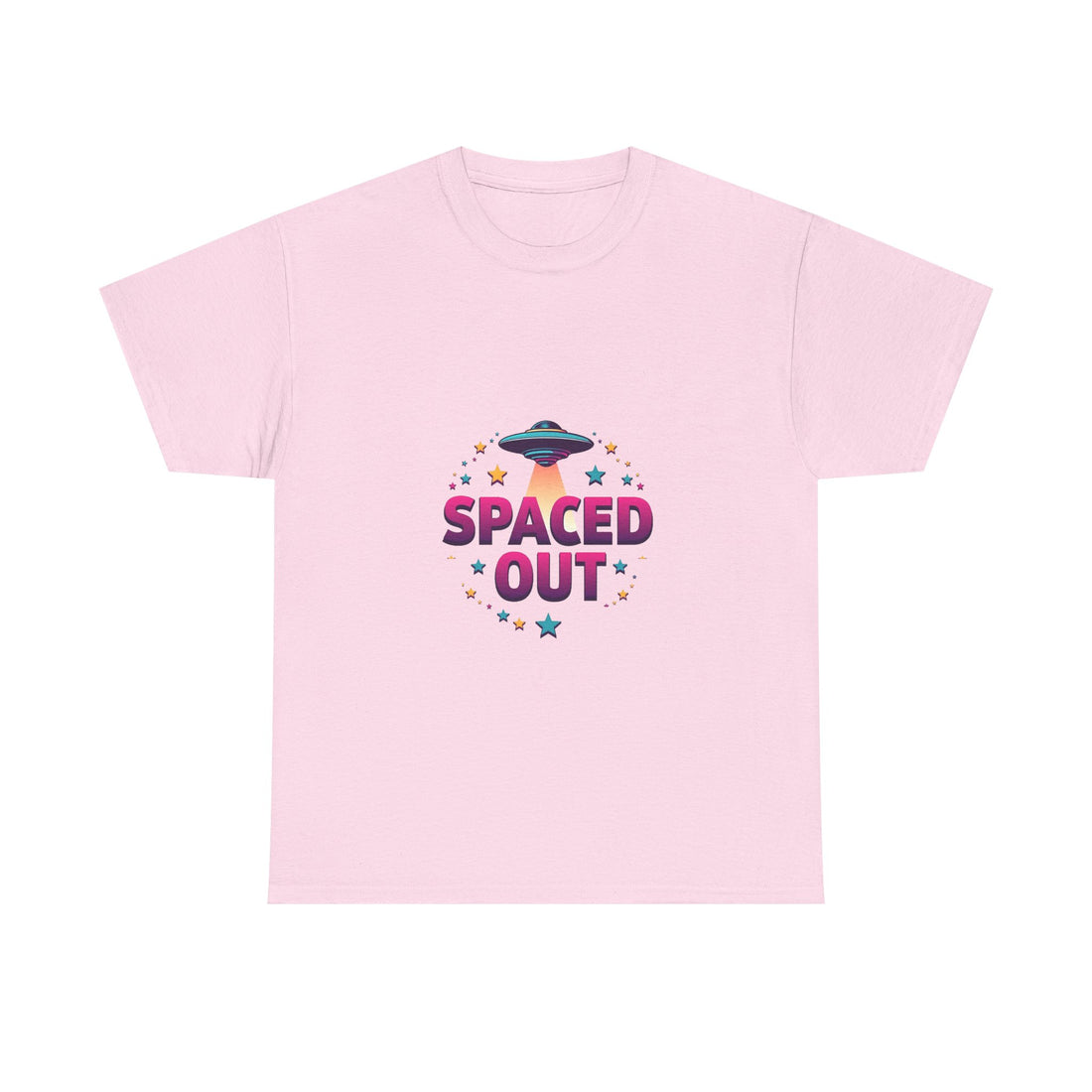 'Spaced Out' UFO Retro Space Graphic T-Shirt