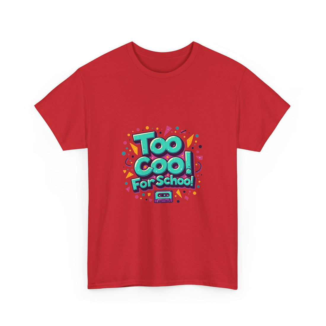 'Too Cool for School' Retro 90s Graphic T-Shirt
