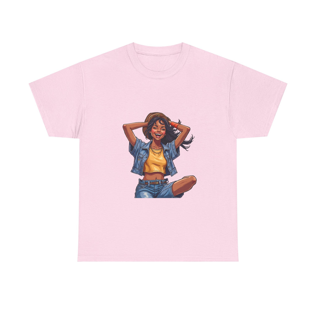Retro Summer Girl Vintage Pinup Woman Graphic T-Shirt