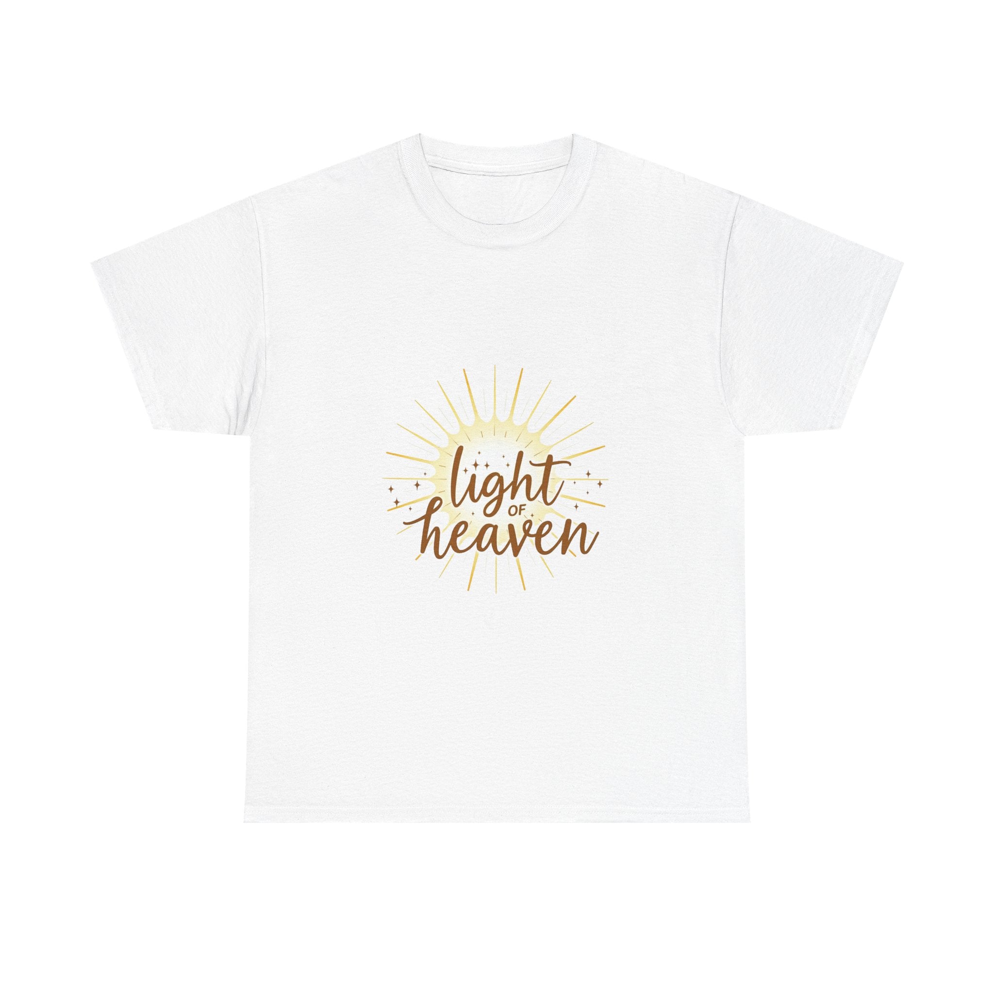 'Light of Heaven' Inspirational Sunburst Christian T-Shirt