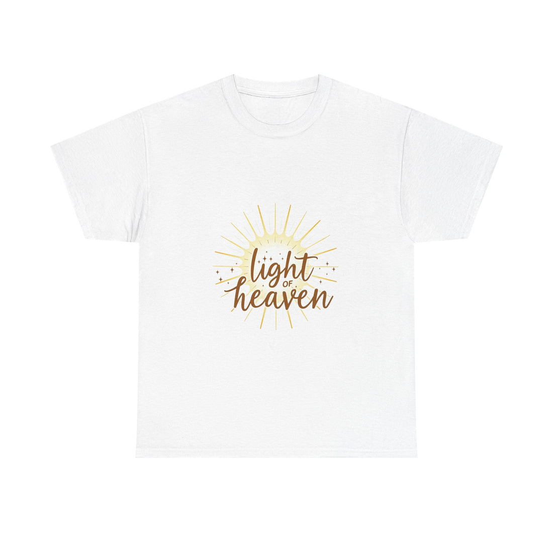 'Light of Heaven' Inspirational Sunburst Christian T-Shirt