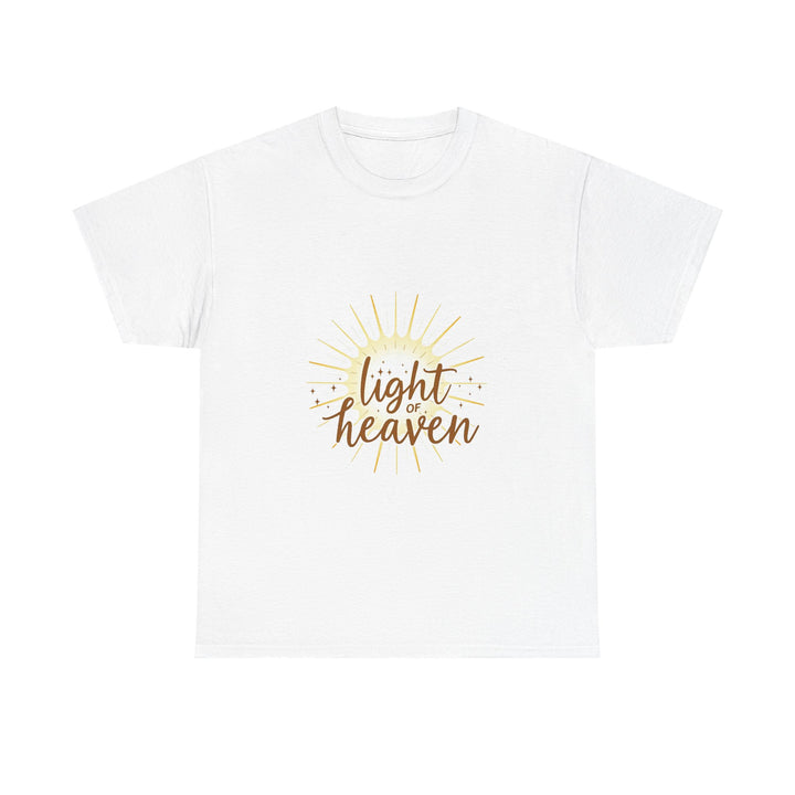 'Light of Heaven' Inspirational Sunburst Christian T-Shirt