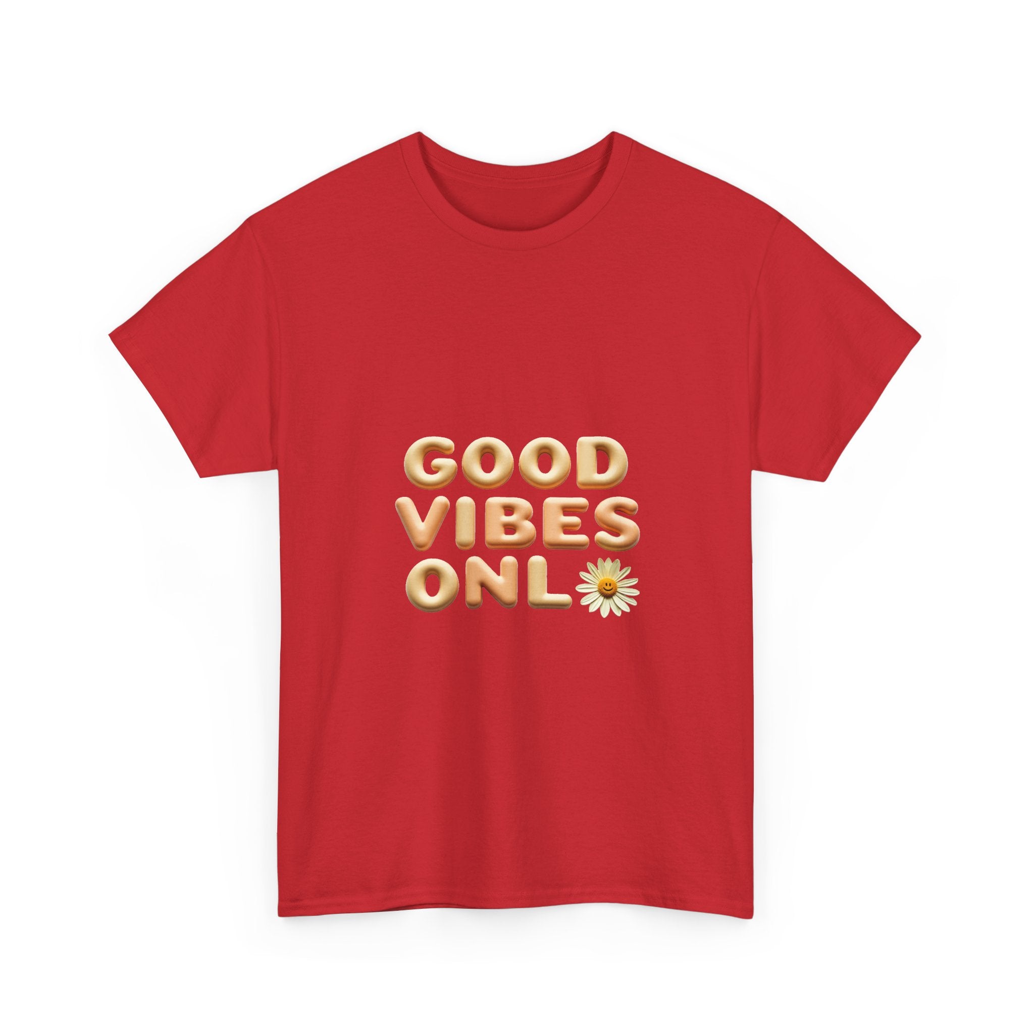 'Good Vibes Only' Cute Daisy Graphic Tee