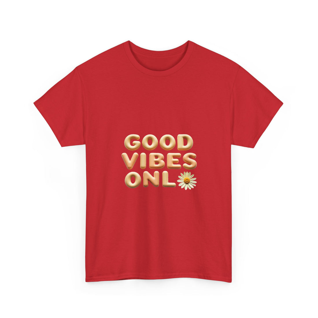 'Good Vibes Only' Cute Daisy Graphic Tee