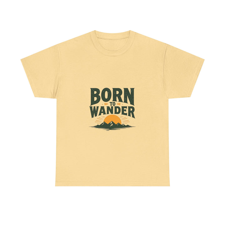 'Born to Wander' Retro Outdoor T-Shirt