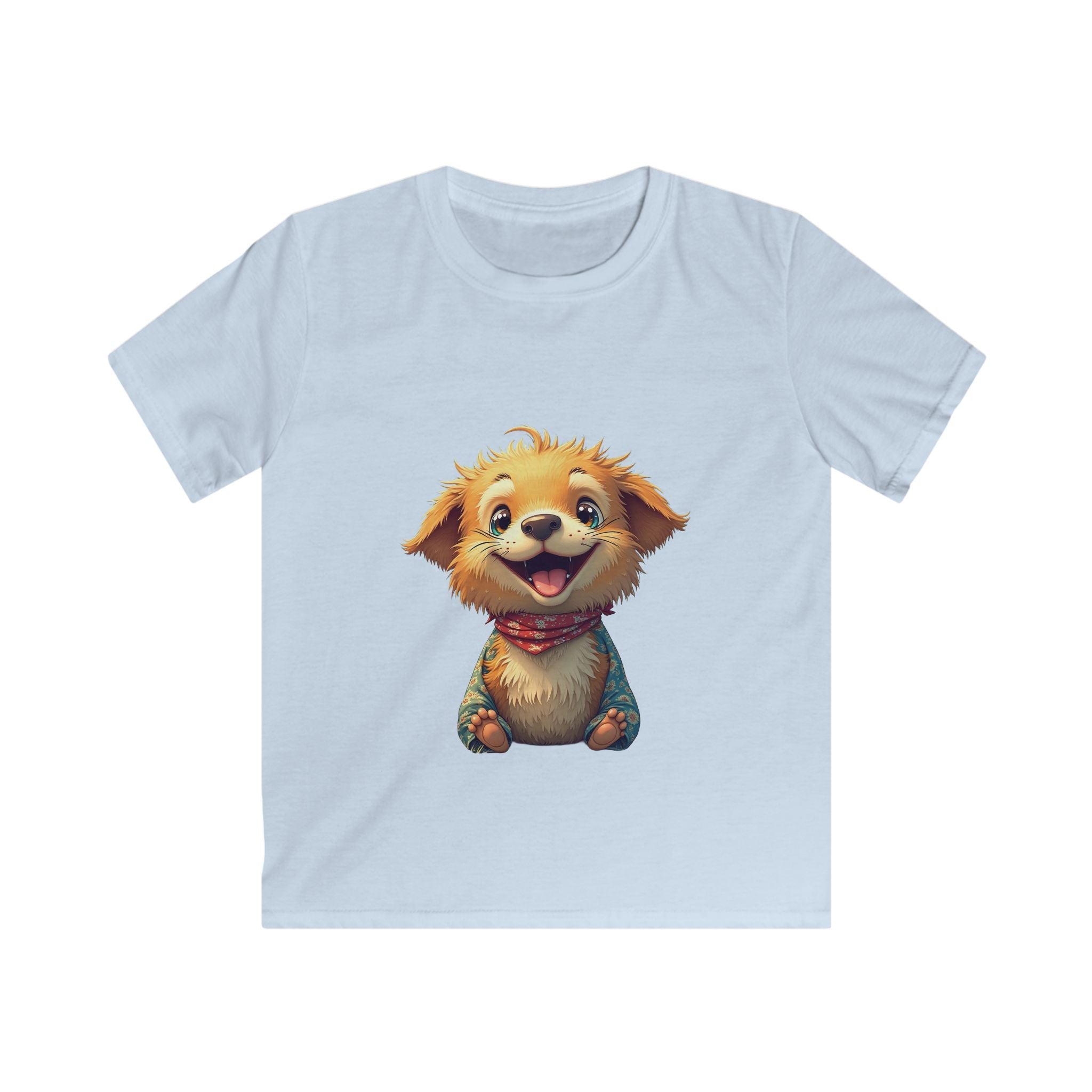 Cute Smiling Puppy Graphic Shirt for Children