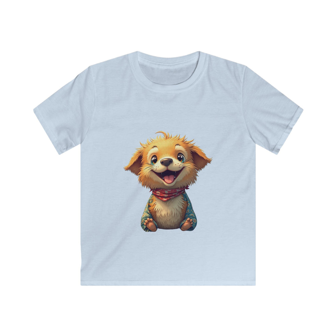 Cute Smiling Puppy Graphic Shirt for Children