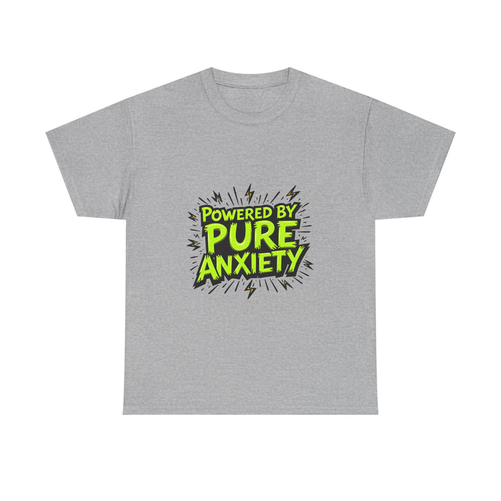 "Powered by Pure Anxiety" Graphic T-Shirt