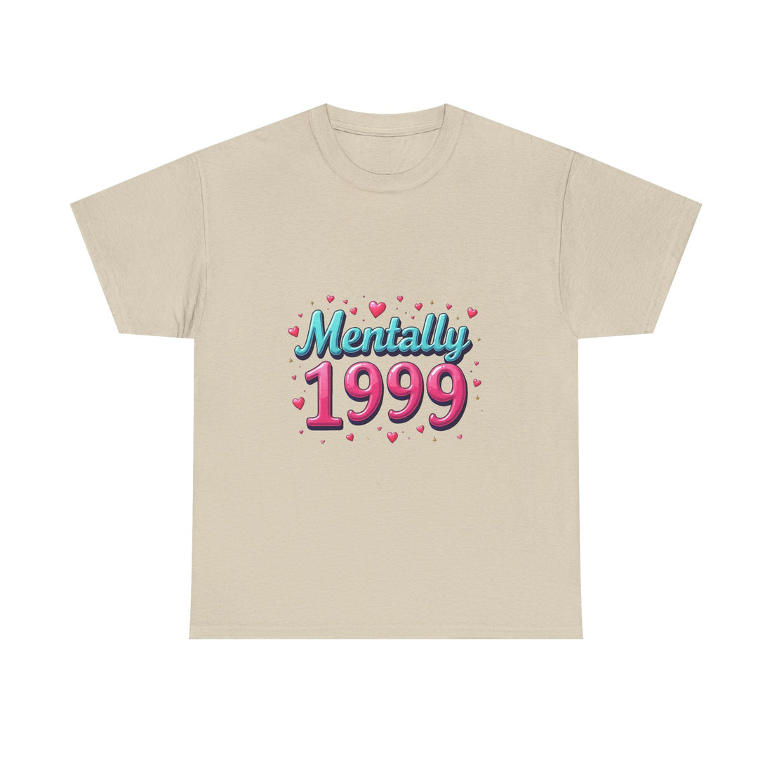 'Mentally 1999' Retro 90s Nostalgia Graphic T-Shirt
