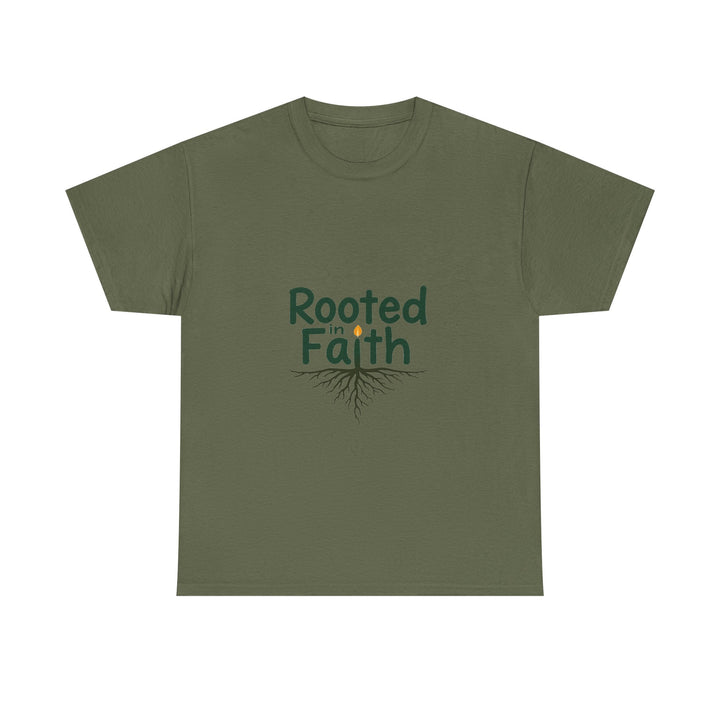 'Rooted in Faith' Christian Inspirational T-Shirt