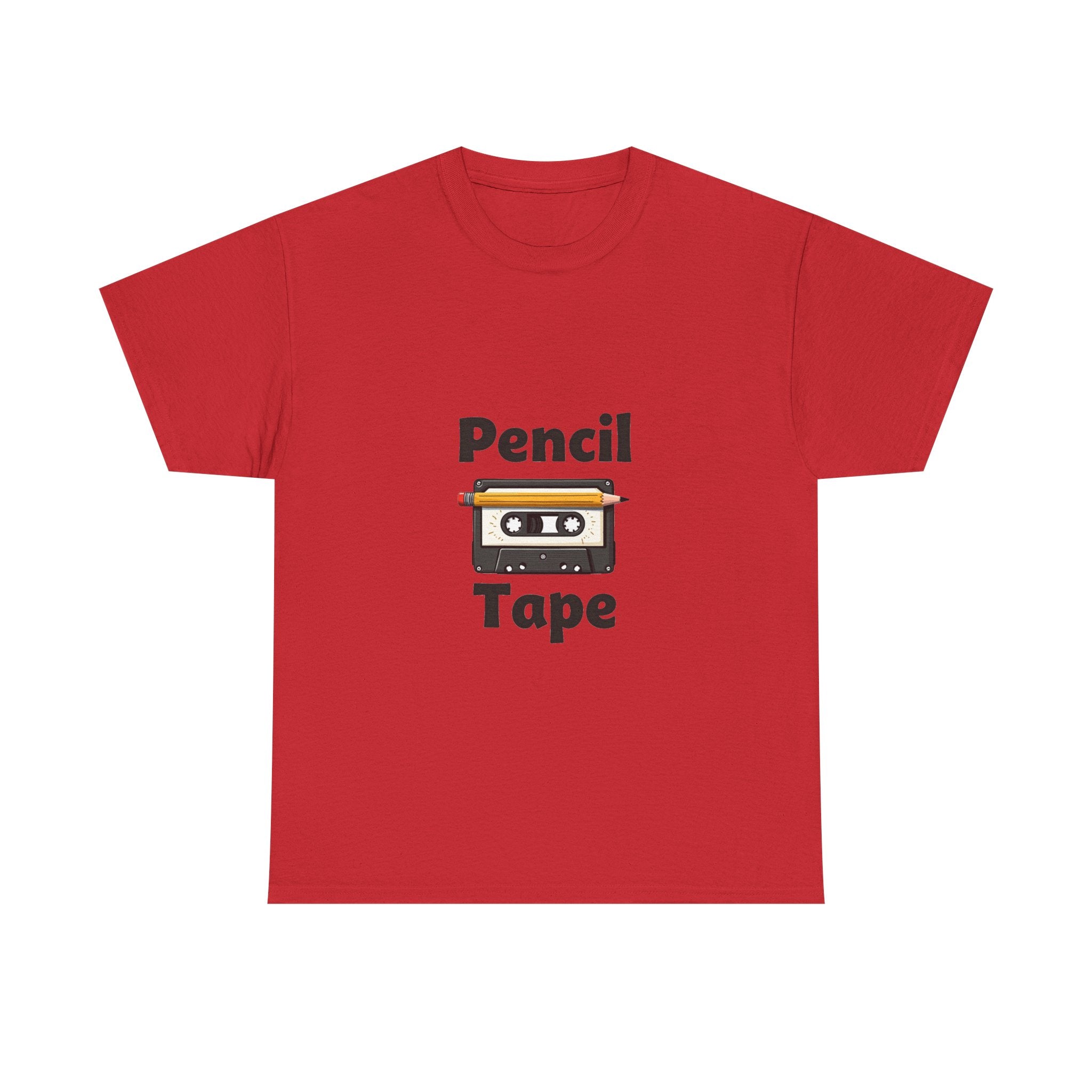 'Pencil Tape' Vintage Cassette Graphic T-Shirt