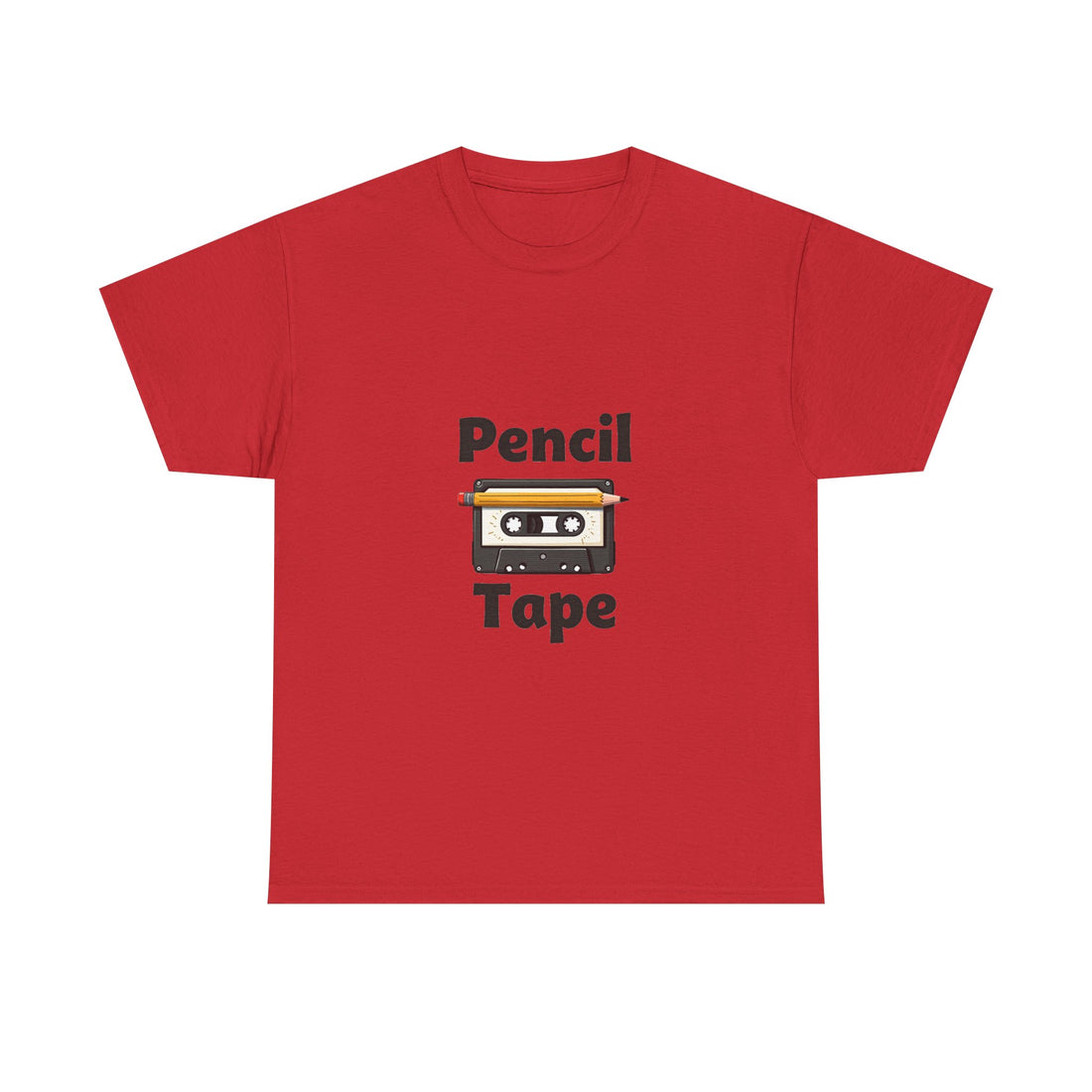 'Pencil Tape' Vintage Cassette Graphic T-Shirt