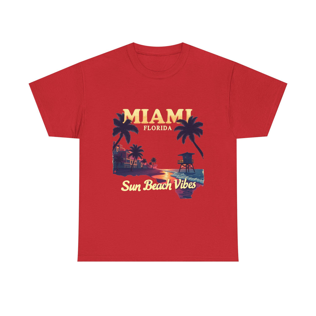 Miami Florida Sun Beach Vibes T-Shirt