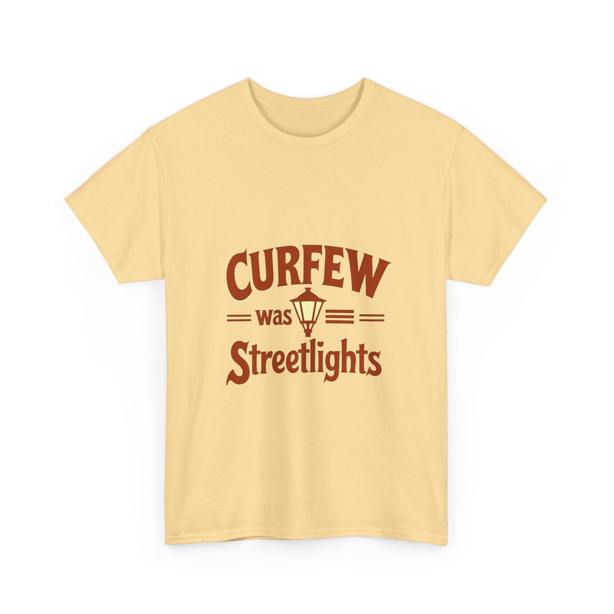 'Curfew Was Streetlights' Vintage Lamp Graphic T-Shirt