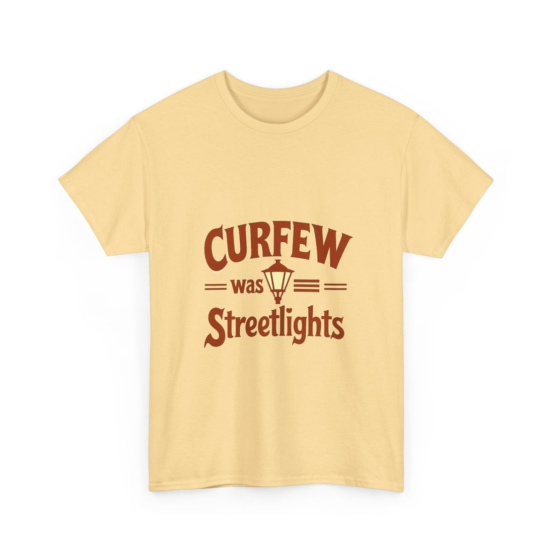 'Curfew Was Streetlights' Vintage Lamp Graphic T-Shirt