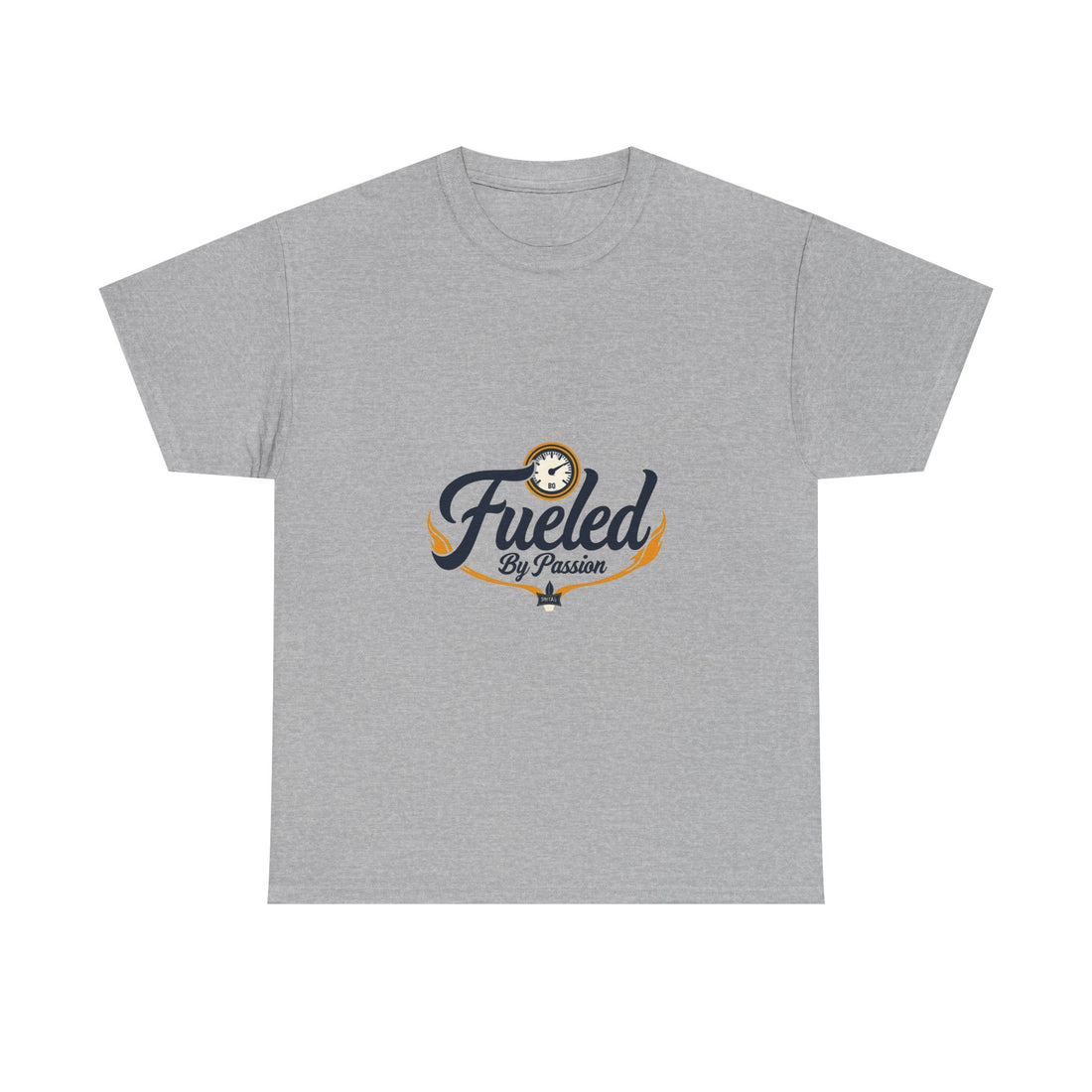 'Fueled By Passion' Retro Fuel Gauge Graphic T-Shirt