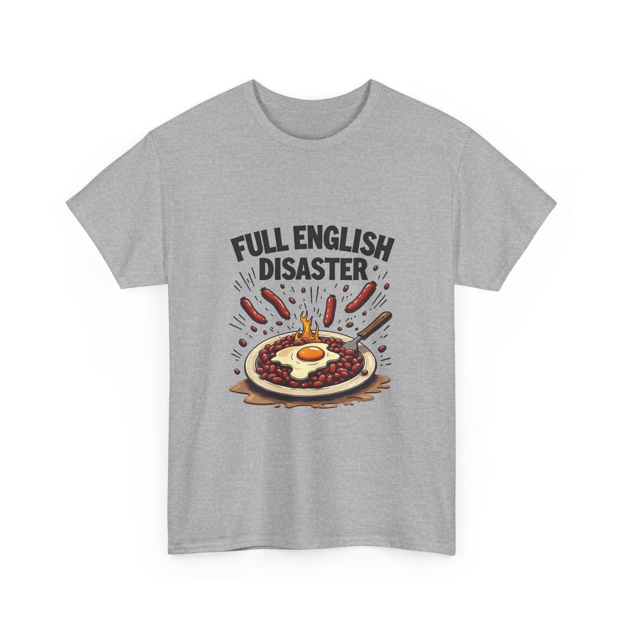 "Full English Disaster" Breakfast Graphic T-Shirt