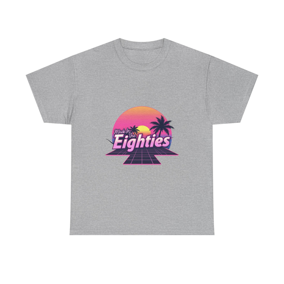 Neon Sunset Retro Eighties Vaporwave T-Shirt