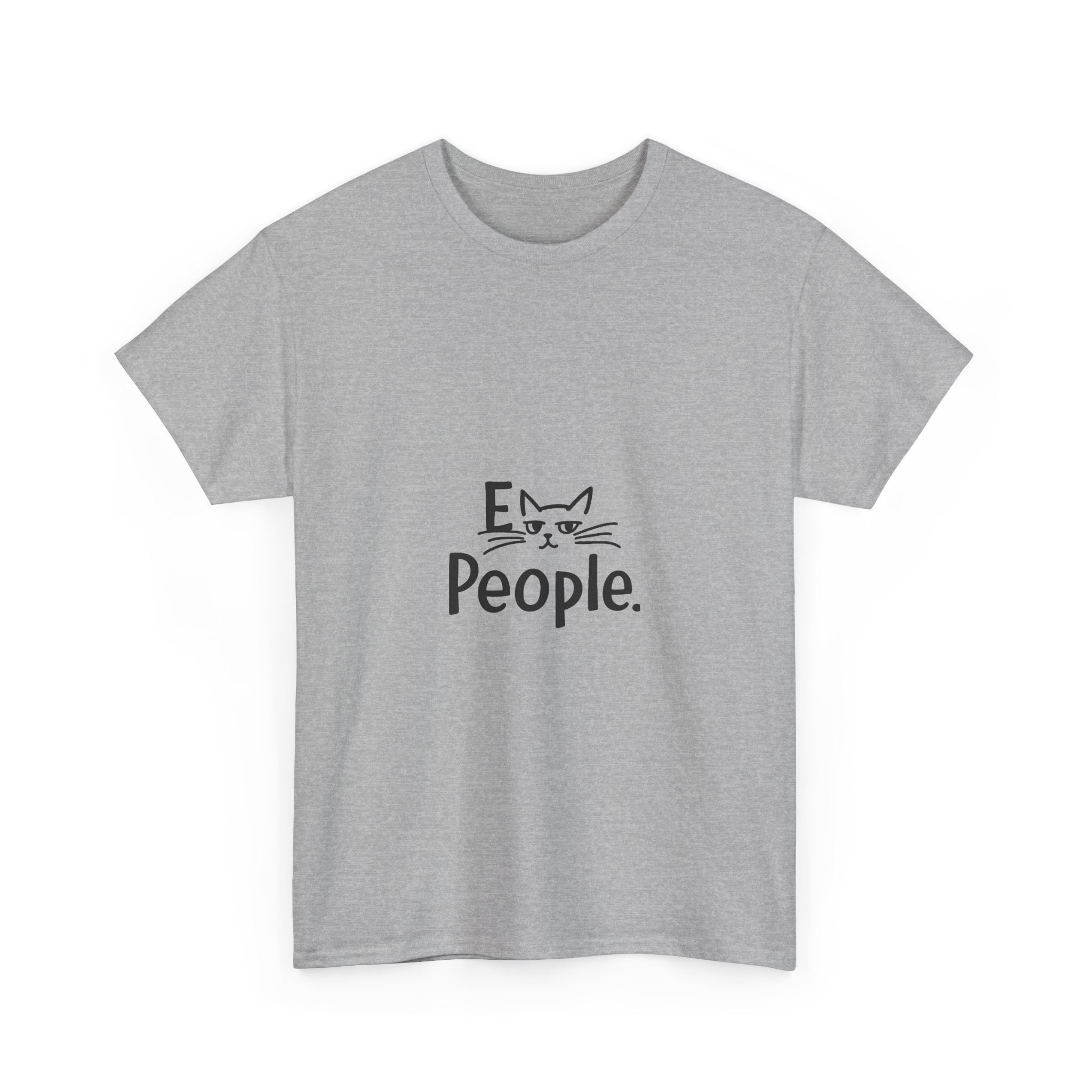 'E People.' Cat Graphic Funny Antisocial T-Shirt