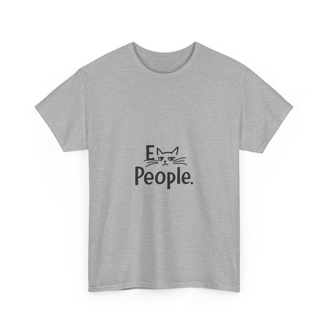 'E People.' Cat Graphic Funny Antisocial T-Shirt