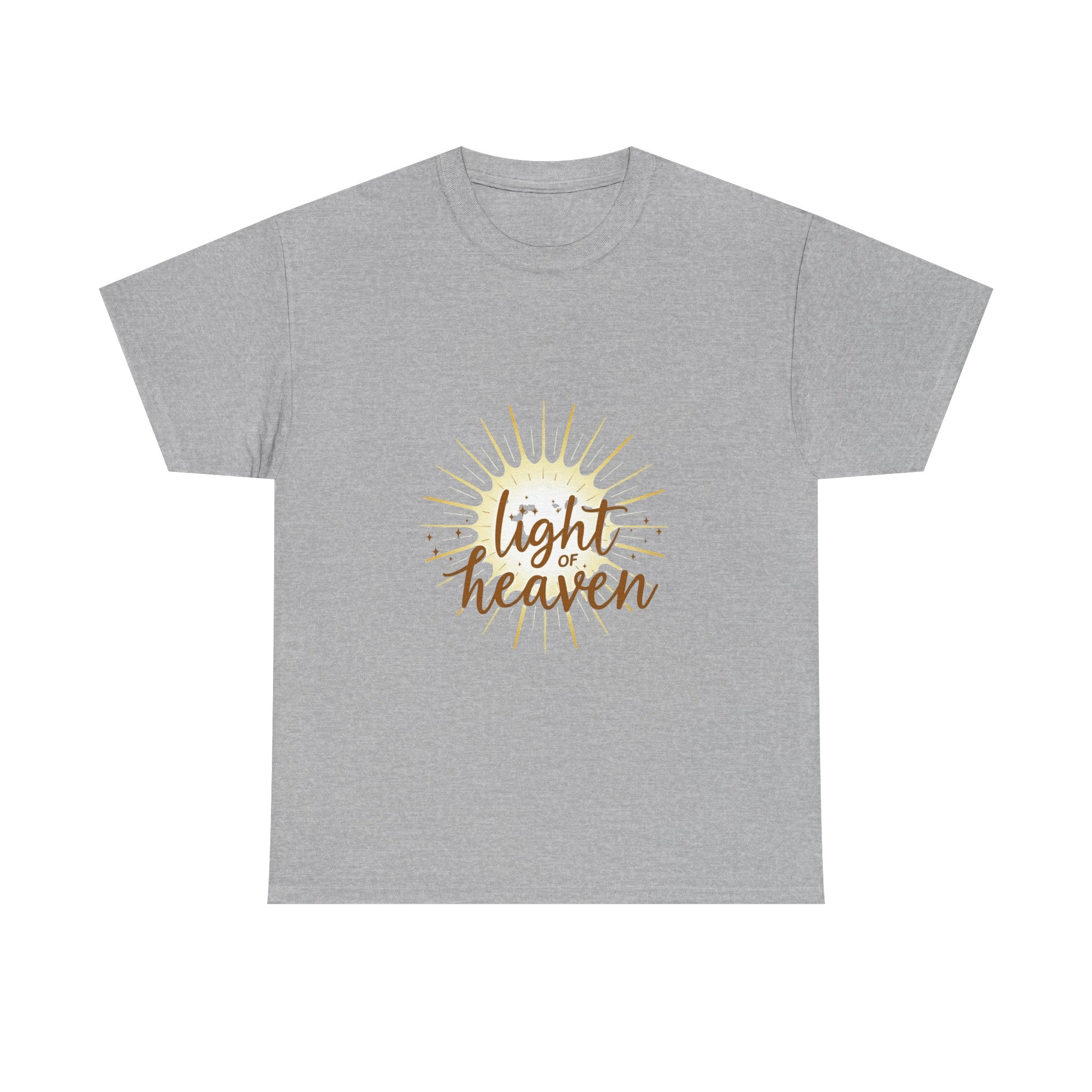 'Light of Heaven' Inspirational Sunburst Christian T-Shirt