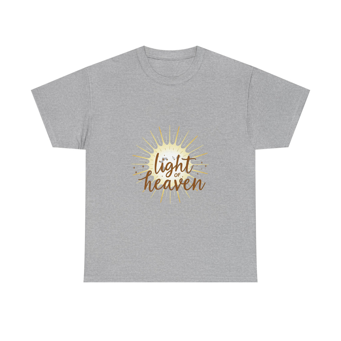 'Light of Heaven' Inspirational Sunburst Christian T-Shirt