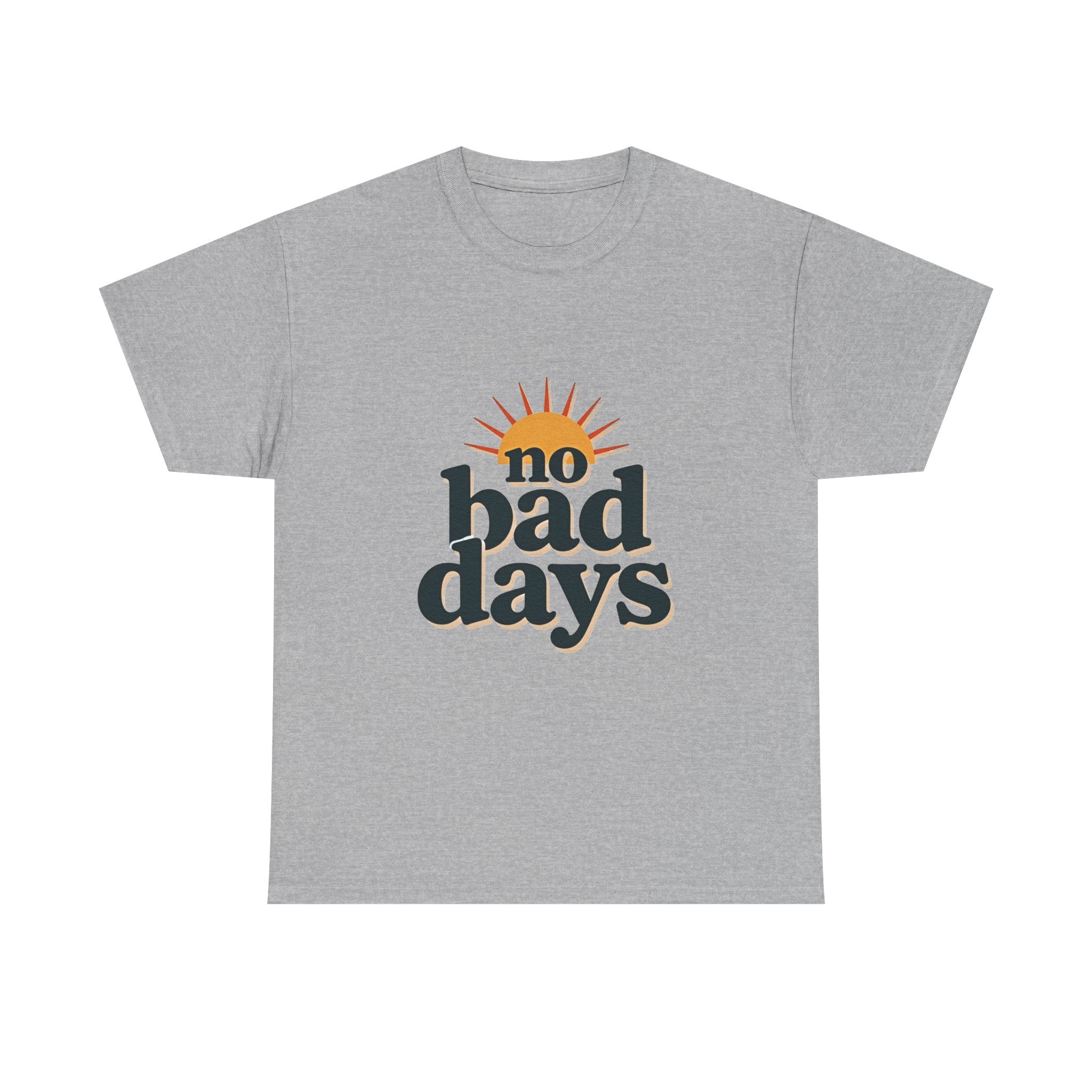 'no bad days'  Vintage Sunrise Positive Vibe T-Shirt