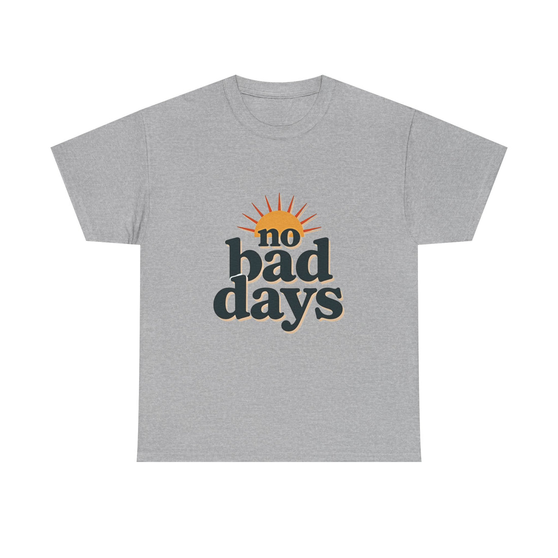 'no bad days'  Vintage Sunrise Positive Vibe T-Shirt