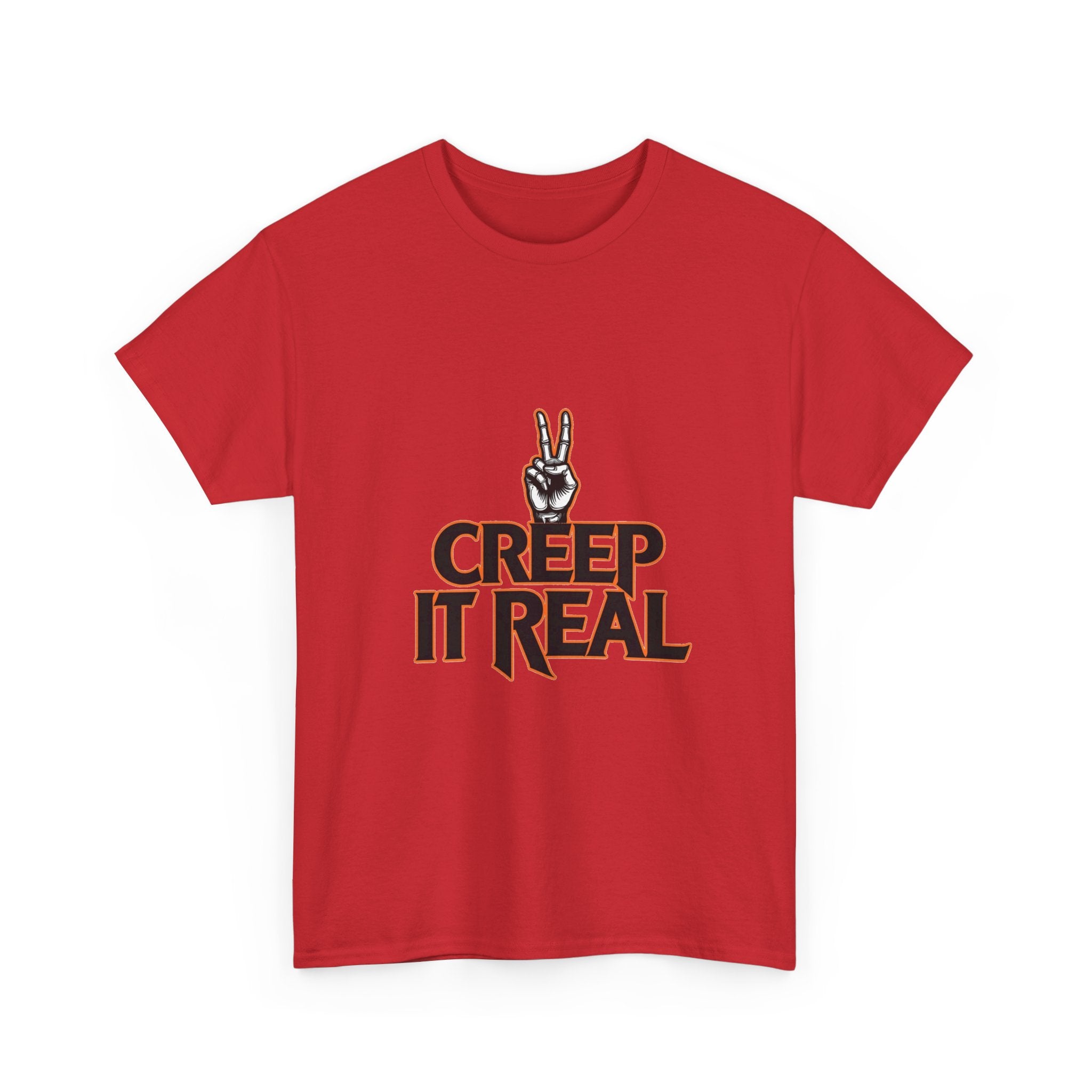 'Creep It Real'  Retro Peace Hand Graphic T-Shirt