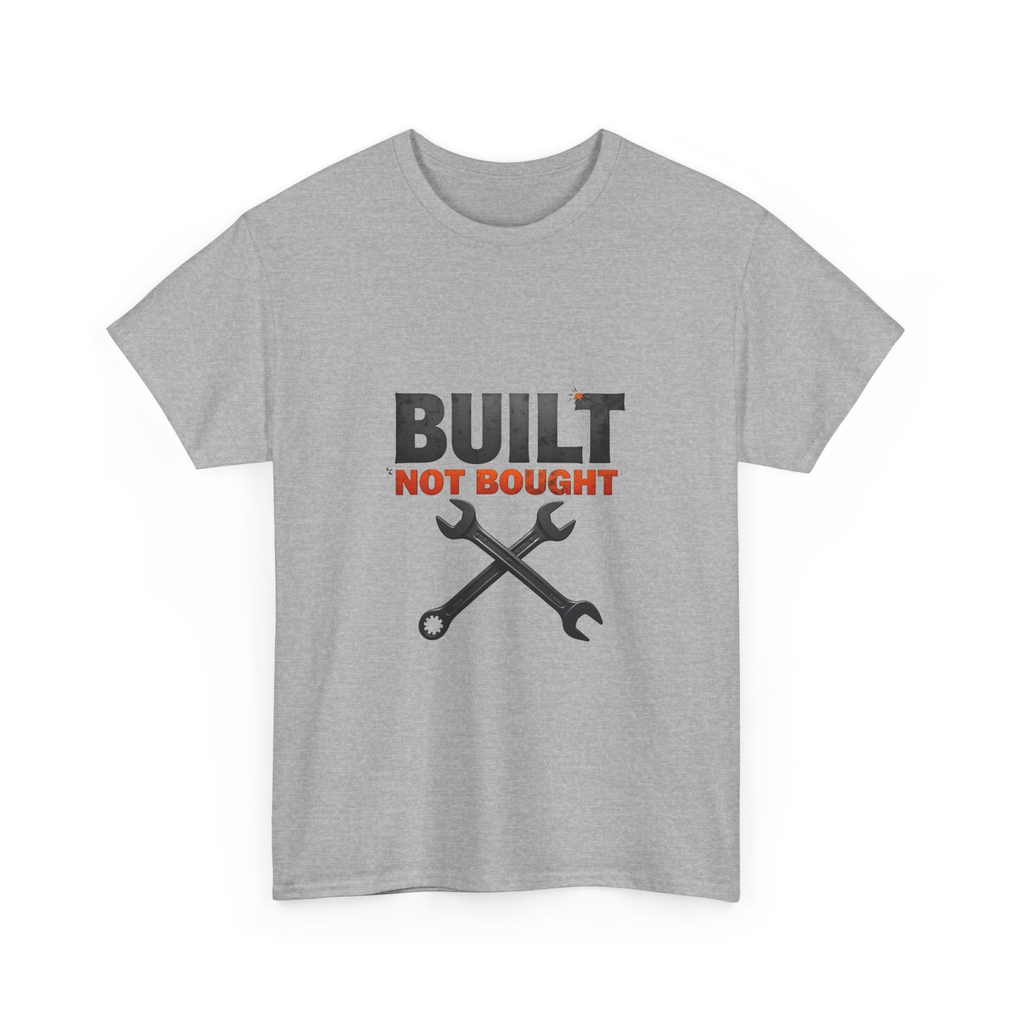 'Built Not Bought' Mechanic & DIY Garage T-Shirt
