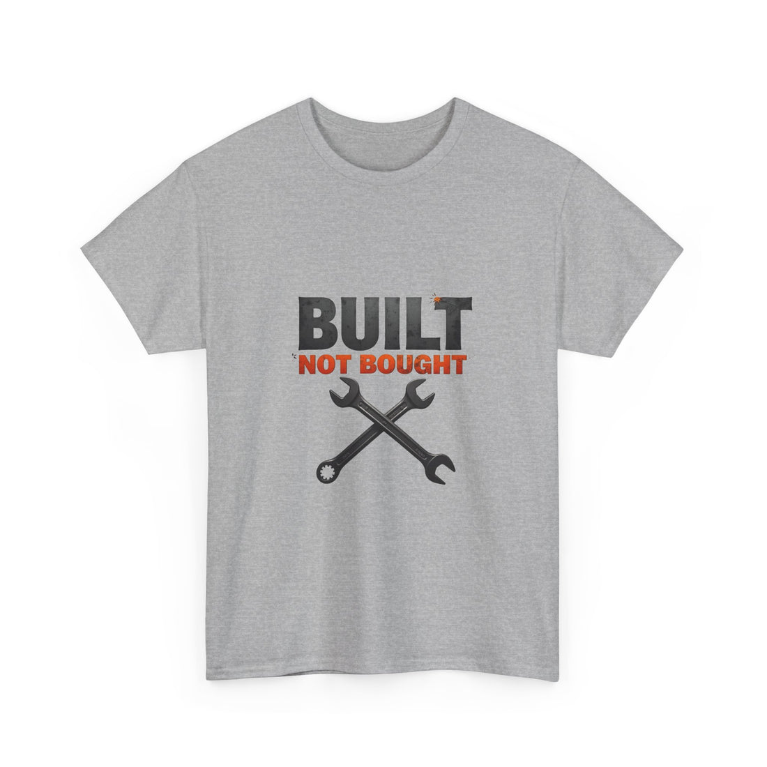 'Built Not Bought' Mechanic & DIY Garage T-Shirt