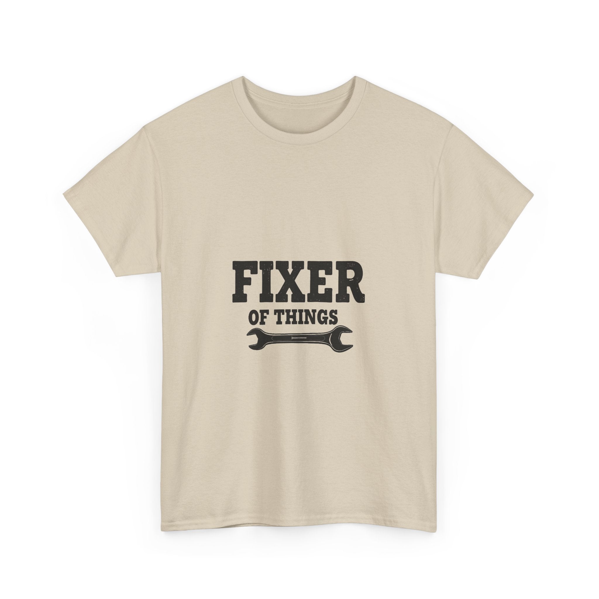 'Fixer of Things' Wrench Graphic T-Shirts for DIYers & Handymen