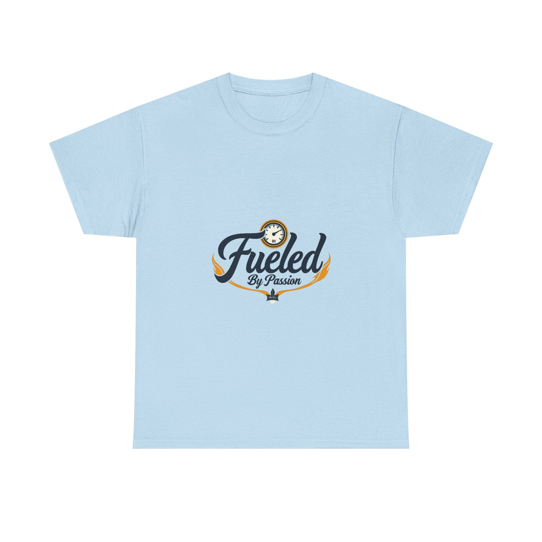 'Fueled By Passion' Retro Fuel Gauge Graphic T-Shirt