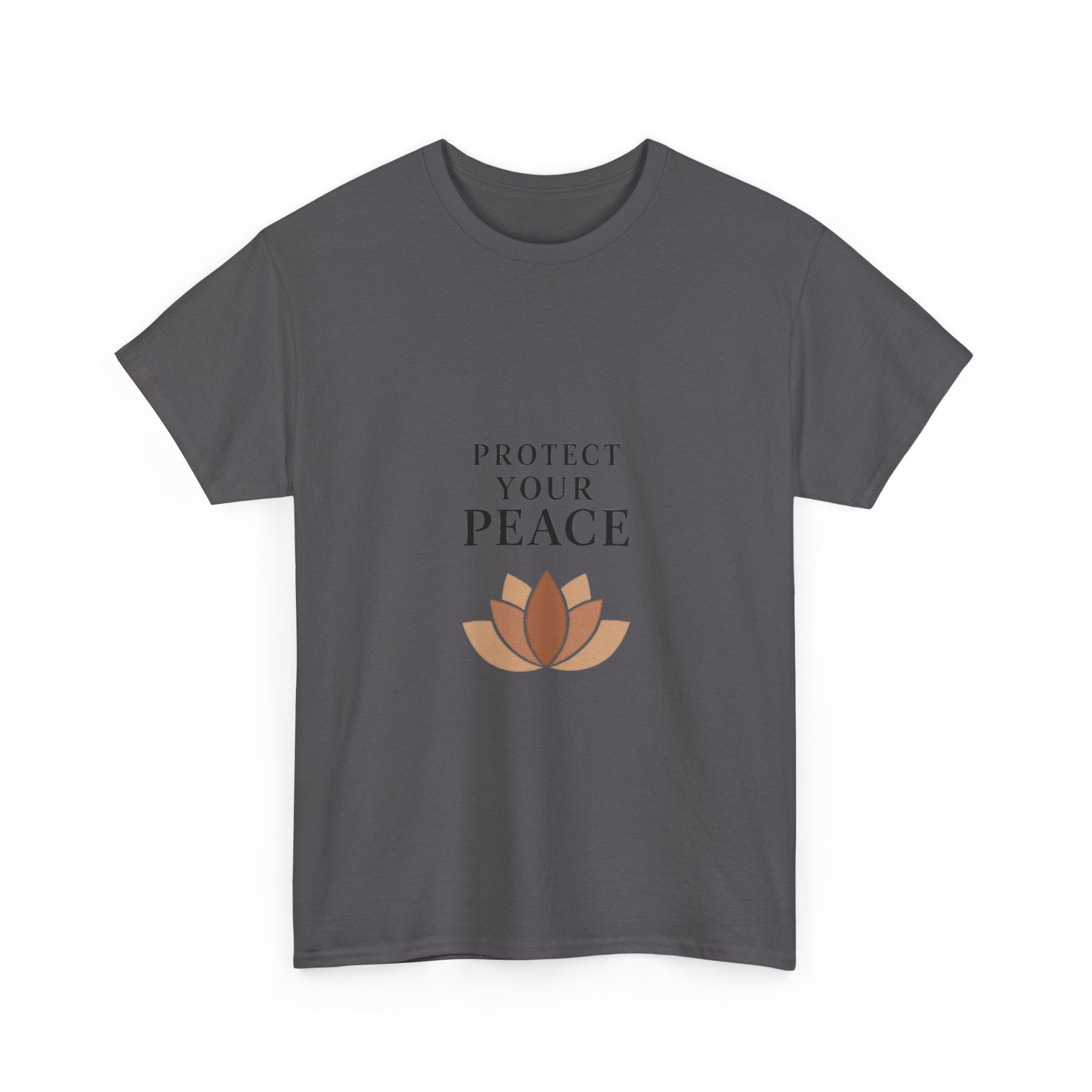 'Protect Your Peace' Lotus Graphic T-Shirt