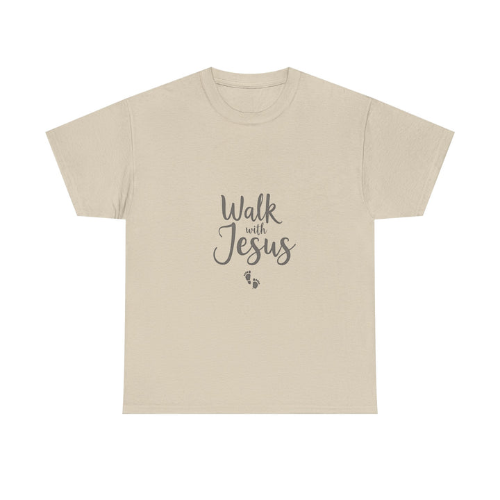 'Walk with Jesus" Footprint Edition Faith T-Shirt