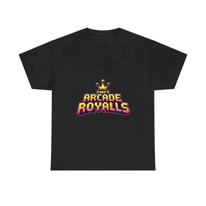 'Arcade Royalls Logo' Retro Gaming Crown T-Shirt