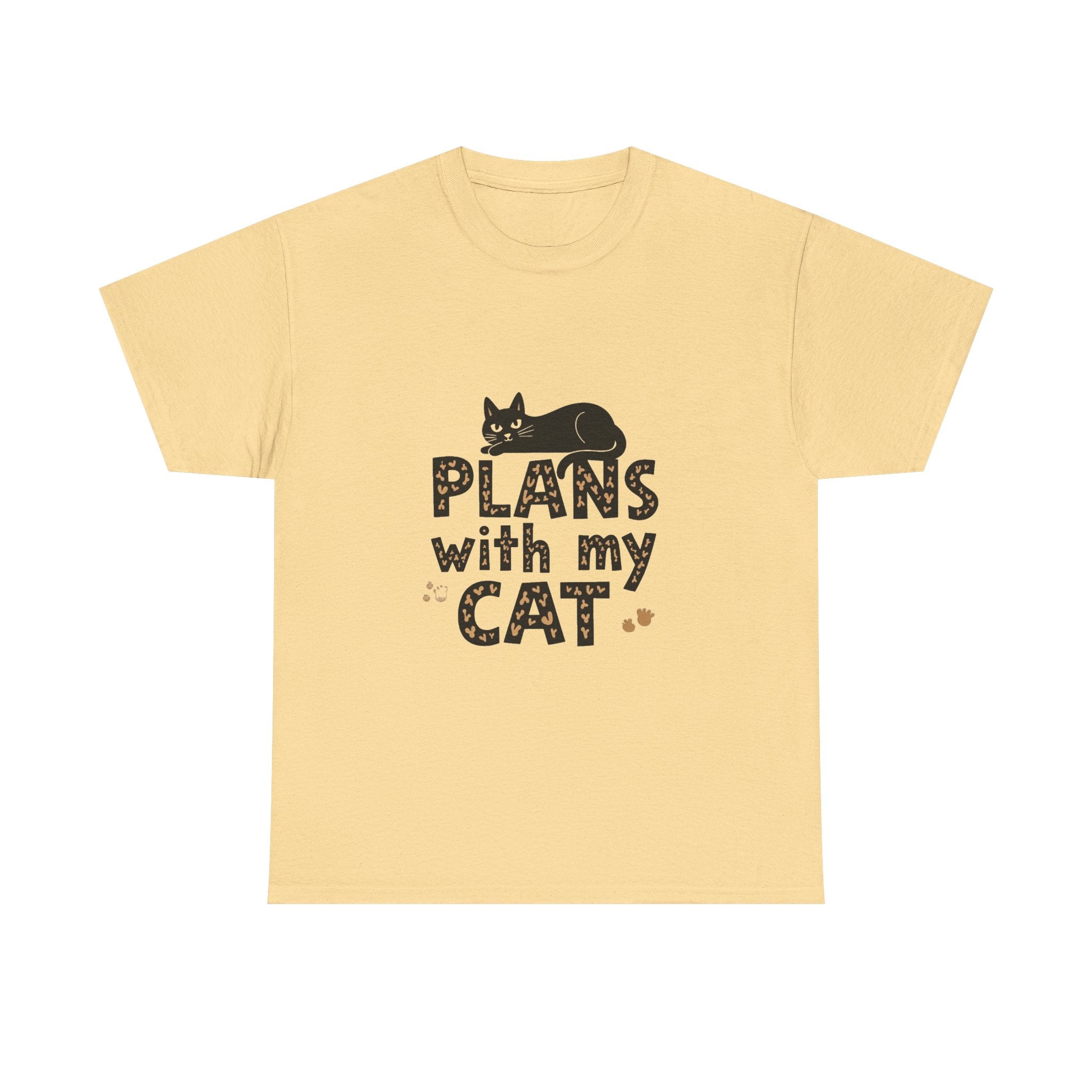 "Plans With My Cat" Graphic T-Shirt