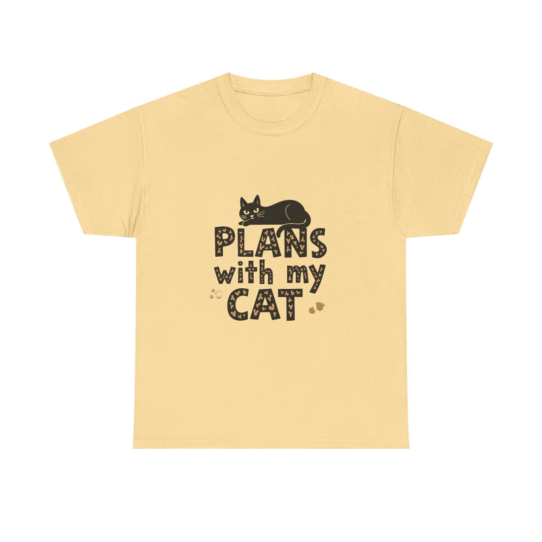 "Plans With My Cat" Graphic T-Shirt