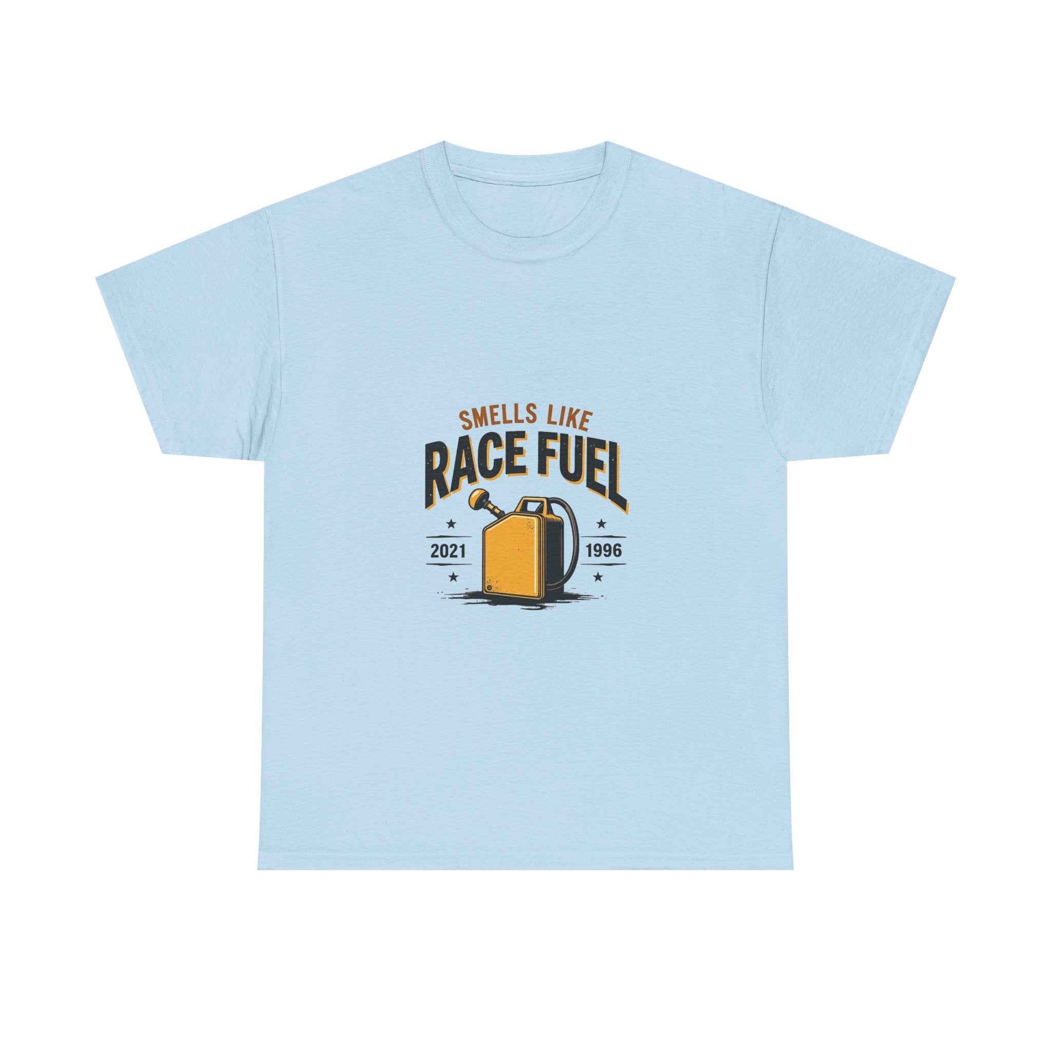 'Smells Like Race Fuel' Vintage Gas Can Racing T-Shirt