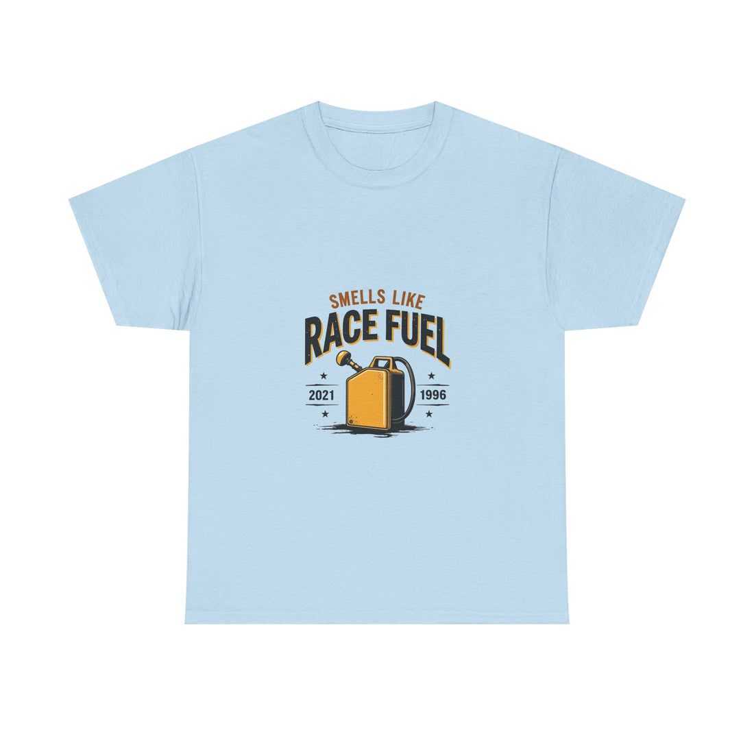 'Smells Like Race Fuel' Vintage Gas Can Racing T-Shirt